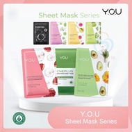 You Sheet Mask Series - The Skin-Mate Face Mask 22gr / Bubble Sheet Mask / Acneplus Sheet Mask - She