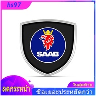 1ชิ้นรถ3D สติ๊กเกอร์โลหะตกแต่งสติ๊กเกอร์ของขวัญสำหรับ Saab 03-10 9-3 9-5 93 9-7X 9-2x 9-5x 9000 Scan