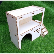 Mini hedgehog house, Syrian hamster house, mini hedgehog house