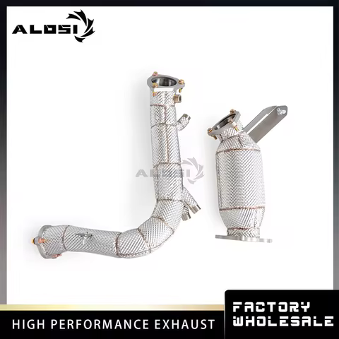 Exhaust Down Pipe For Audi A4 2.0T B9.5 2020-2025 High Performance Exhaust Modification Perfect Inst