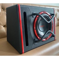 Subwoofer Basstube Aktif 10 inch Model Slot Bazooka Hitam