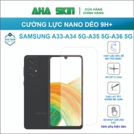 Samsung A33/A34 5G/A35 5G/A36 5G Tempered Glass, Nano 9h+ Flexible Tempered Glass