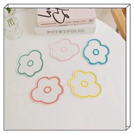 [🇲🇾Ready Stock] Korean Ins Style Flower Transparent Acrylic Coaster Cup Mat home improvement stylist