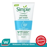 Simple Water Boost Micellar Facial Gel Wash 150ml