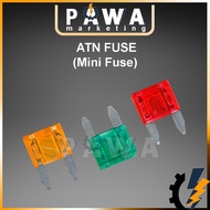 Pawa 10pcs Car fuse Mini Fuse Mini Blade Fuse ATN 5A 7.5A 10A 15A 20A 30A Car Auto Fuse