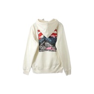 The North Face M Graphic Injection Hoodie Gardnwht Red Unused