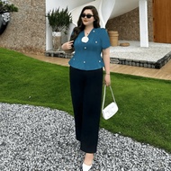 Beo Design bigsize Women - Women's stone blouse with flowers big size 50kg to 98kg