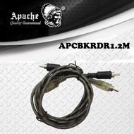 Apache Car Audio Stereo Amplifier 2 TO 2 RCA Rough Cable Wire Socket Connector 1.2M /2.0M /5.0M Red/