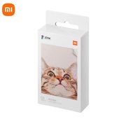 Dfdc Xiaomi ต้นฉบับเครื่องพิมพ์ฉบับกระเป๋า ZINK กระดาษพิมพ์ภาพถ่ายมีกาวในตัว50แผ่น Xiaomi 3นิ้วกระเป๋าขนาดเล็กเครื่องพิมพ์ฉลากเครื่องพิมพ์ภาพ