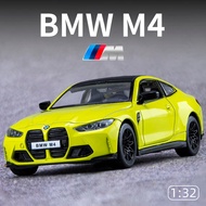 1:32 BMW M4 IM G82 Model Kereta Aloi Supercar Dengan Tarik Belakang Bunyi Cahaya Koleksi Hadiah Kana