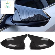 【hzswankgd3.sg】Carbon Fiber Rear View Mirror Case Cover Side Wing Mirror Shell for Hyundai Elantra 2021