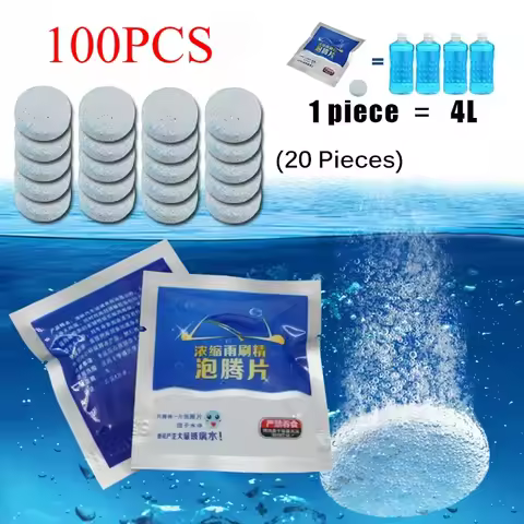 Ultra Concentrated Glass Water Effervescent Tablets Car Windshield Cleaner Car Vehicles Windshield S