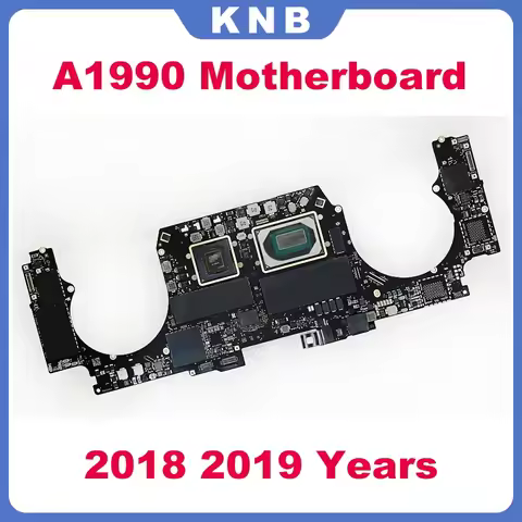 Original A1990 Motherboard with Touch ID For Macbook Pro 15" Retina A1990 Logic Board i7 i9 256GB 50