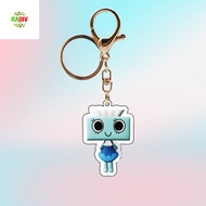 RADIV Game Dandy's World Keychain, Scraps Pebble Dandys World Pendant, Sprout Shelly Cartoon Acrylic