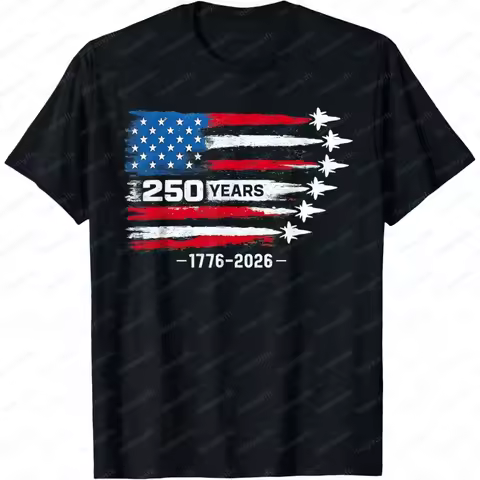 NationalDay United States Men Tshirt Tops 1776 2026 Fourth of July Birthday Summer Casual Short-slee