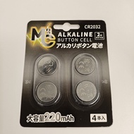 CR2032 ALKALINE Cell 鹼性鈕扣電池 4入