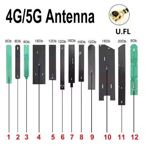 in stock！20DBi 5G 4G LTE antenna U.FL interface EC25-E EC25-AFXD SIM7600G-H SIM7000G SIM7600E-Hfor r