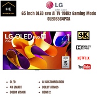 LG G4 65 INCH OLED Evo Smart TV HDR PRO with 144Hz Refresh Rate OLED65G4PSA