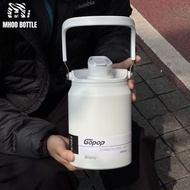 Cold And Cry Water Bottle 1900ml 304 Stainless Steel With Handle + Straw