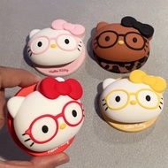 Silicone 3d Glasses Hello Kitty Magnetic Attraction Phone Grips Bracket Holder for Magnet Mobile Pho
