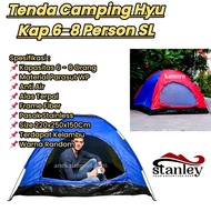 TENDA Hyu Camping Tent Hood 6-8 Person SL HY-024, Hyu Dome Tent With A Capacity Of 6 Single Layer/Ca
