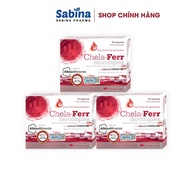 Combo 3h Chela-Ferr Bio-complex (Olimp Labs)14mg, 200mcg Folic Acid, 1 box of 30 tablets 11,6g