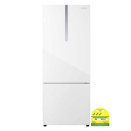 (Bulky) Panasonic NR-BX471WGWS Bottom Freezer Refrigerator (405L)(White Glass)