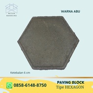 Paving Block Bandung Hexagon segi 6