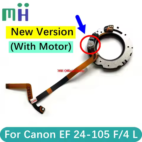 NEW For Canon EF 24-105mm F4L IS USM Lens Aperture Control Group + Flex Cable Flexible Power Diaphra