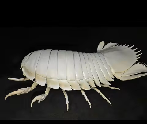 Giant Bathynomus Giganteus Authentic Giant Isopod Specimen Collection Animal Taxidermy for Science E
