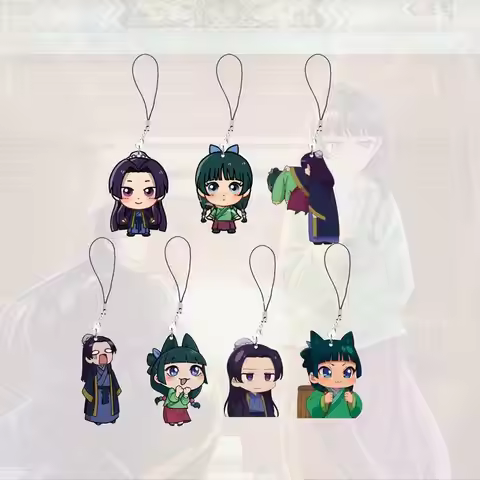 Cute Acrylic Maomao Jinshi Mobile Phone Charms The Apothecary Diaries Small Pendant Phone Chain Keyc