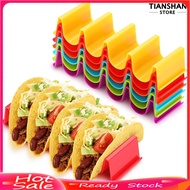 [TSS]✌Taco Holder Plates 4-Slot Tortilla Rack for Taco Shells Reusable Crepe Party Serving Plates To