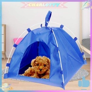 ✿ CHA ✿  Waterproof Oxford Pet Tent House Dog Cat Playing Bed Mat Portable Folding Kennel Bed for Small Medium Dogs Outdoor Supplies ★