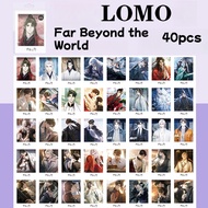 40pcs Love and deepspace Zayne Rafayel Xavier Lomo cards Light and Night Link Click Photocards Far B