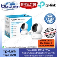 Tp-Link Tapo C210 3MP/2-Way Audio/Motion Detection/Pan/Tilt Home Security Wi-Fi Camera (3-Years SG W