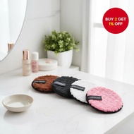 6-piece Double-Face Ultra-Soft Makeup Removal Puffs: Reusable Skincare Accessories for Gentle Cleans