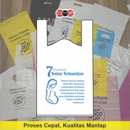 (Isi 25pcs) Plastic Bags 7 Months/4 Months -