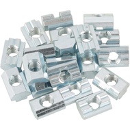 Yosoo Health Gear Hammerhead Nuts, Nutenstein M8 Nut 10, 20pcs 40 Series 4040 Series M8 Zinc Plated 