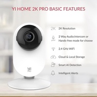 YI Home Pro Camera, YI Color Night Camera, 360 Degree Rotation, 2-Way Talk - YI Home Pro Wifi Camera