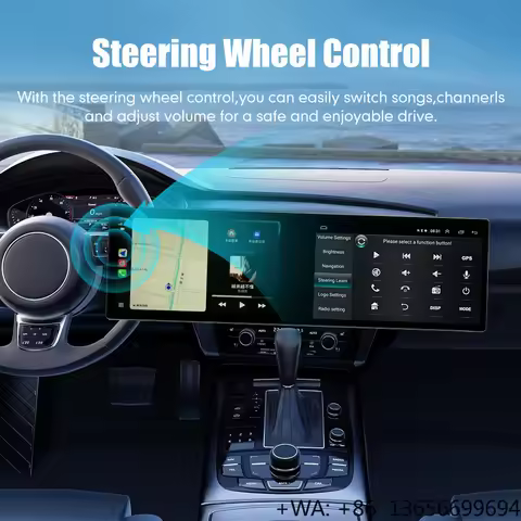 23.6/21.6 Inch Universal Dual Screen Android Car Radio Car DVD Player Autoradio Car Stereo Navigatio