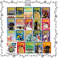 Sticker Art Book Series / Sticker Postcard book Korean Art Book