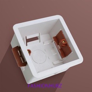 FASHIONHUBZ Gypsum Board Lining Box, Embedded Install Junction Box Wall Socket Cassette, Safe 86 Typ