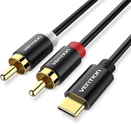 VENTION USB C to 2 RCA Audio Cable, Type-C to RCA Male to Male Y RCA Splitter Audio Cord Compatible 