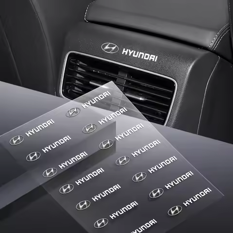 1/2/5/10Pcs Car Stickers emblem Auto Decor Decals Window Wiper Stickers For Hyundai i30 Tucson i20 A