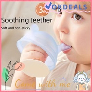 OKDEAL Baby Mushroom Teether, Silicone Soft Baby Teething Toys,  Snack Bowl Anti-hand Sucking Multi-