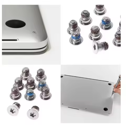10 Pcs Bottom Case Screws for Macbook Pro Retina A1425 A1502 A1398 Screw Set 2012-2015 Years