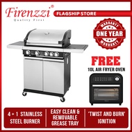 Firenzzi FBQ-1548 BBQ Expert Gas Grill with Free Accessories &amp; 10L Air Fryer Oven (Bubble Wrapping + Fragile Sticker)