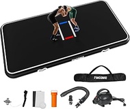 Inflatable Wrestling Mat 16ft/13ft/10ft, 4" Thick Foldable Jiu Jitsu Mats Wrestling Mats for Home Ou