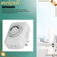 MEIGUII Timer Socket, 125V Cycle Timer Timer Switch, Convenient Auto Mechanical US Standard Power Ou