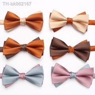 color match color double layer bow tie men's business fashion British style suit accessories wedding bow tie